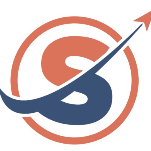 Succeed With Content Logo, Font, Circle, Symbol, Electric blue, Logo, Signage, Gas, Graphics, Sign, Brand