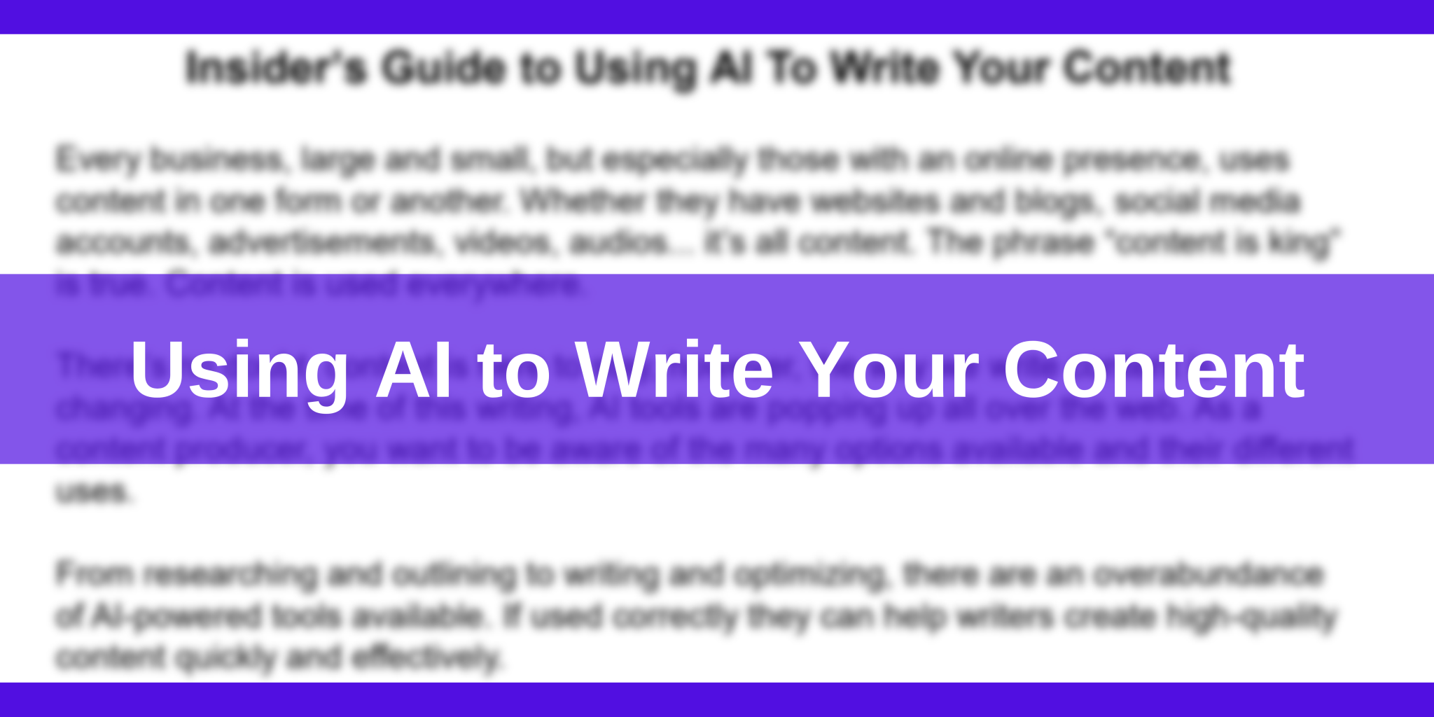 ELite Writer's Lab_ Insider's Guide to Using AI to Write Your Content
