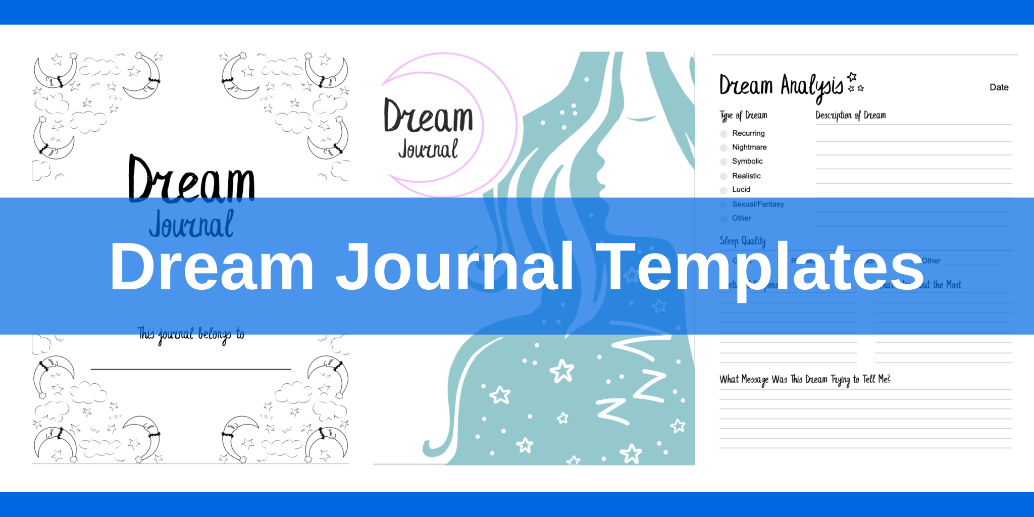 Dream Journal Templates