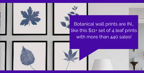 Botanical wall prints
