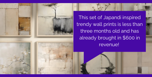 Set of Japandi