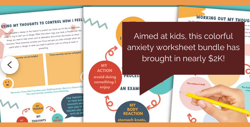 Anxiety Worksheets for Teenagers PRINTABLE