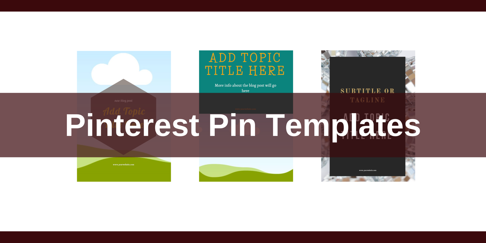 Pinterest Pin Templates