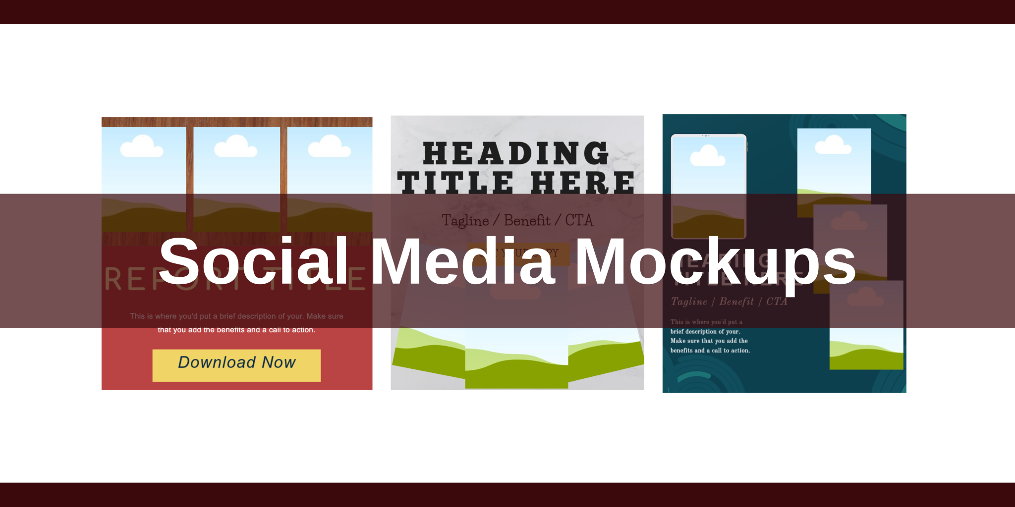 Social Media Mockups