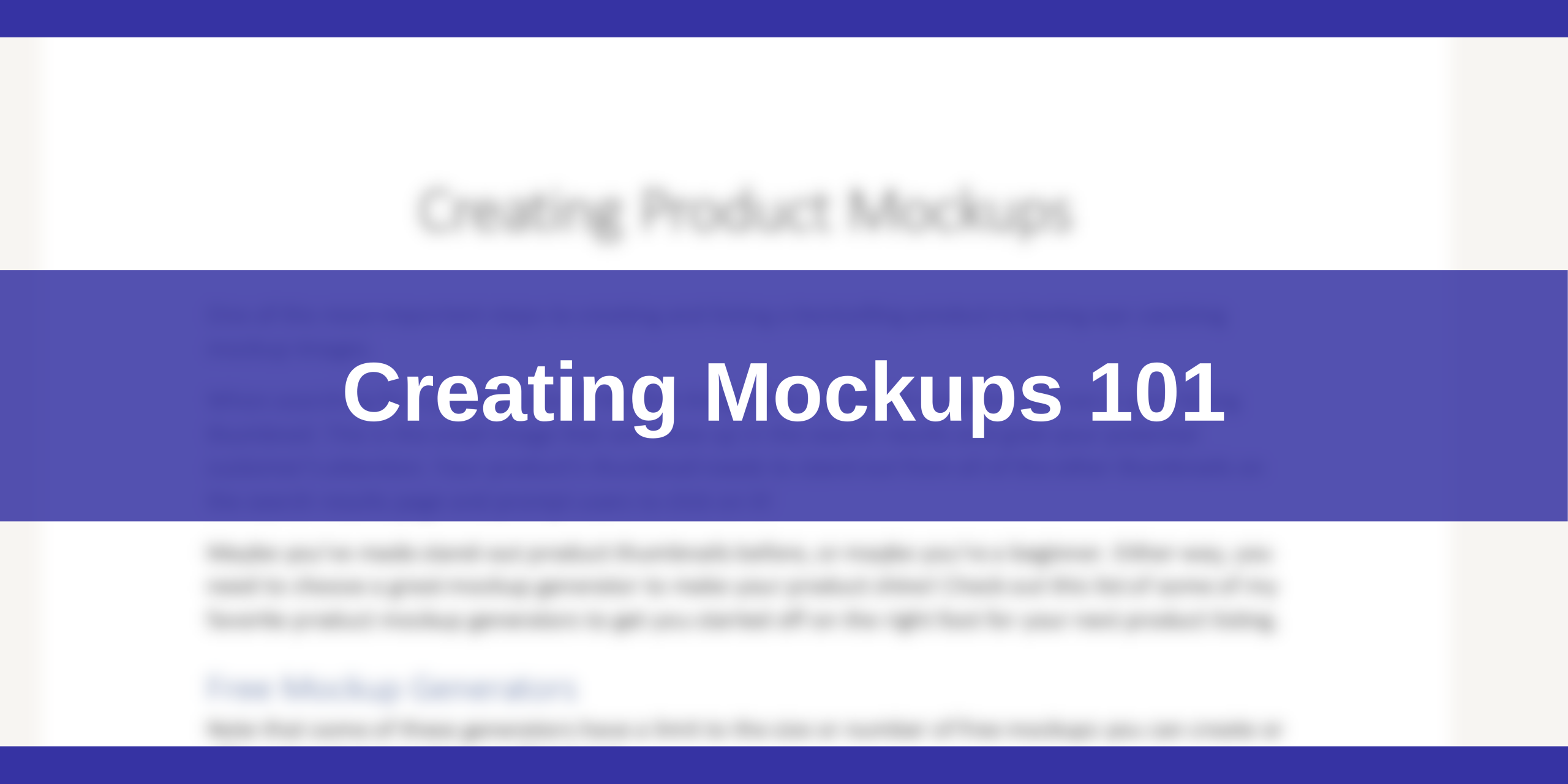 Upsell Creating Mockups