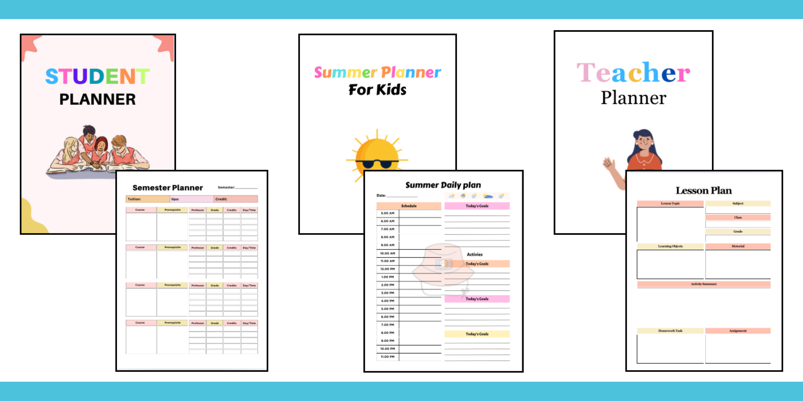 Planner and Journal Templates 3