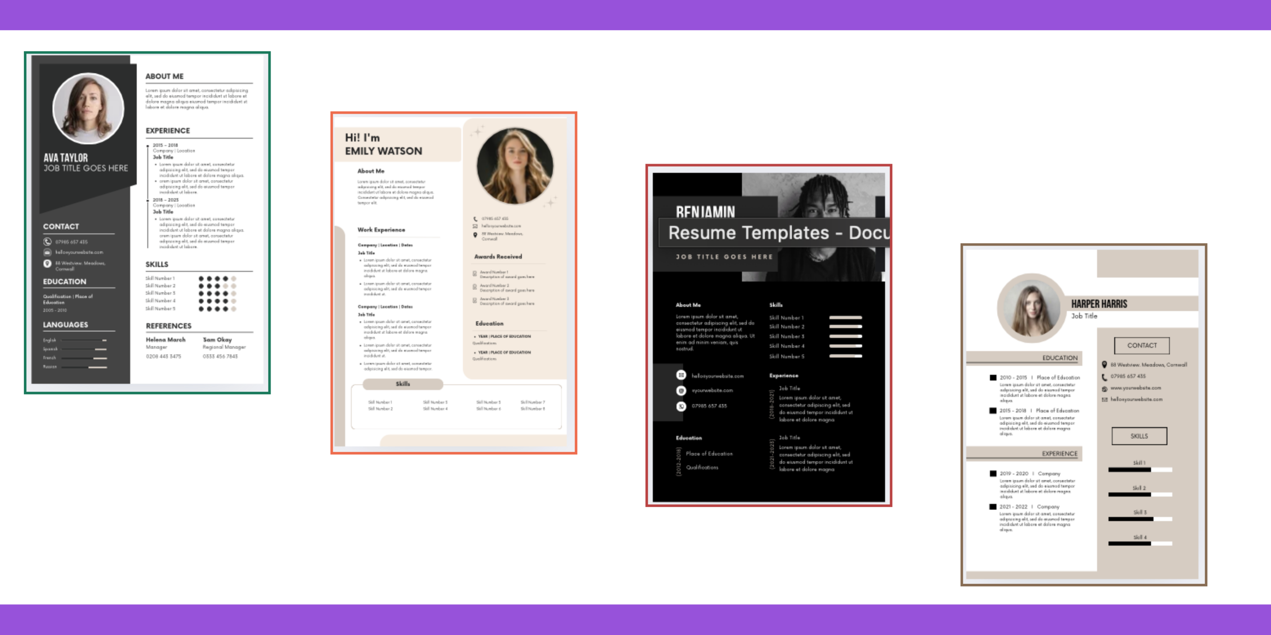 Resume Templates 3