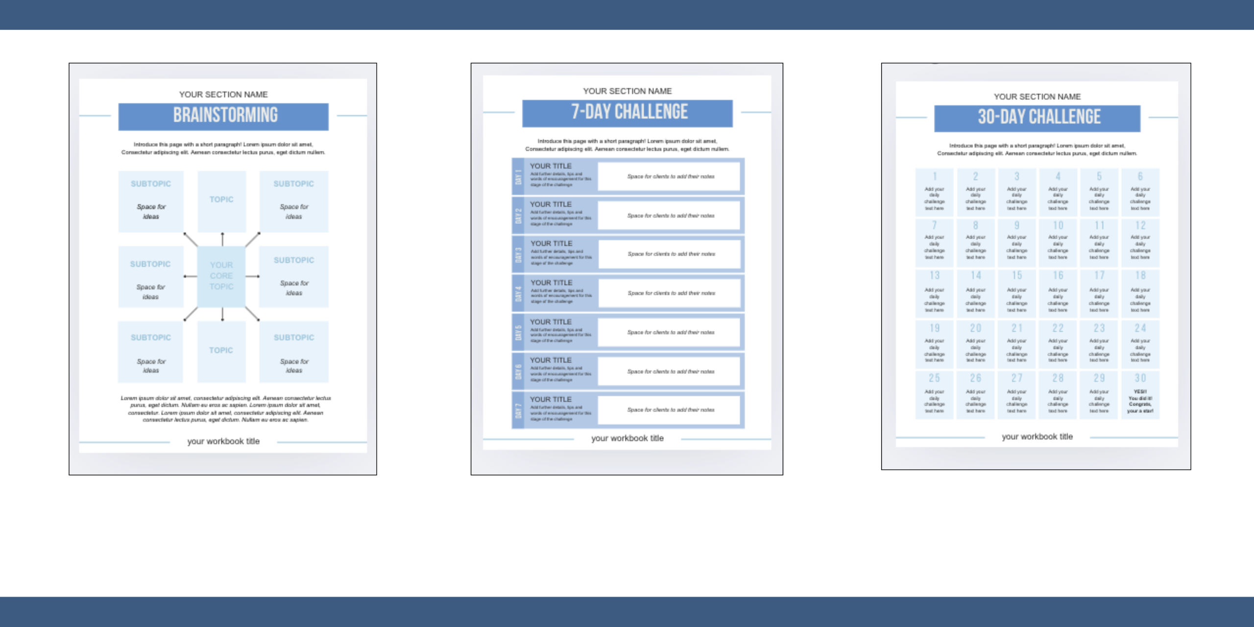 Workbook Templates (2)
