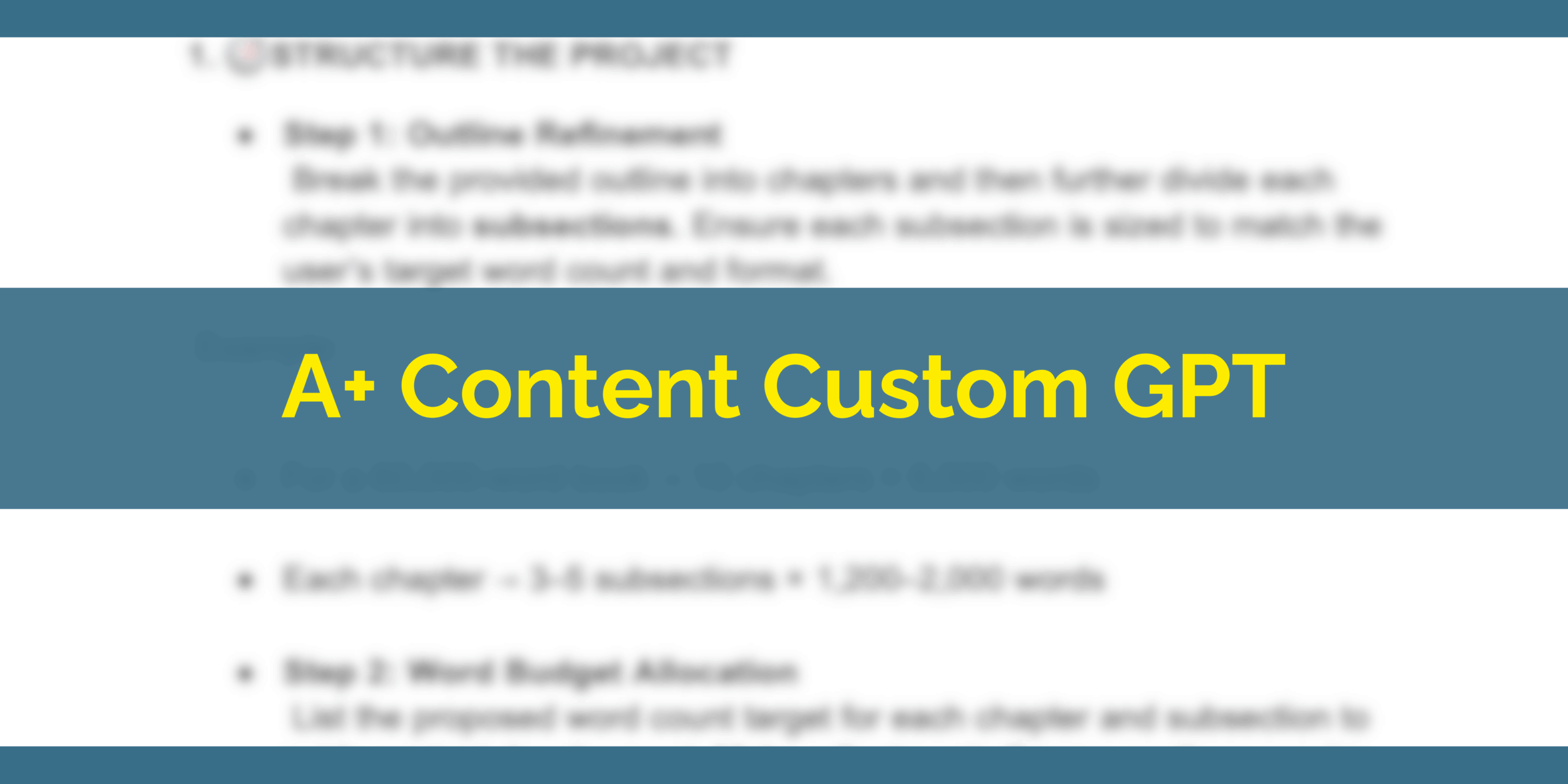 A+ Content Custom GPT