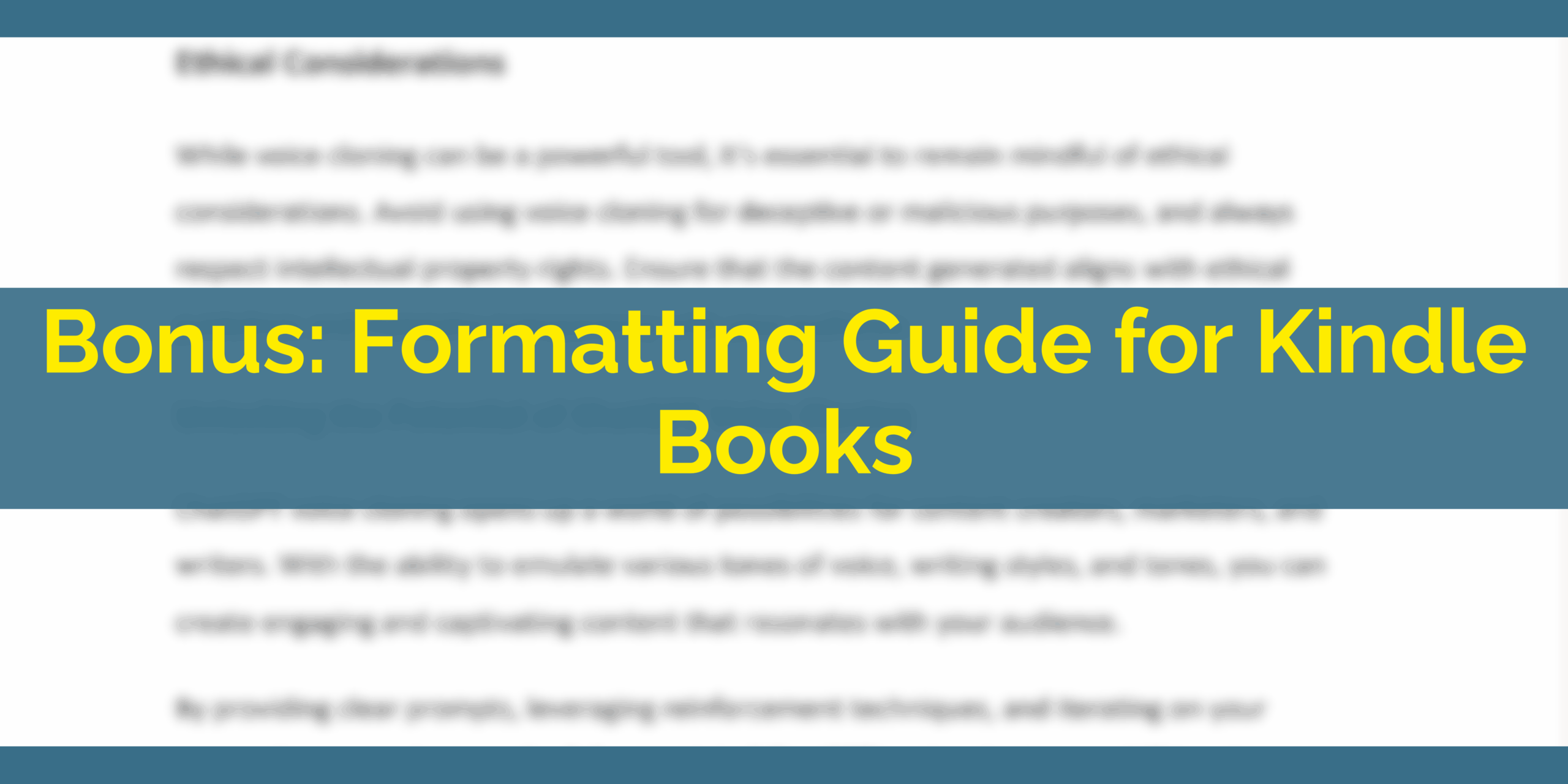 Bonus_ Formatting Guide for Kindle Books