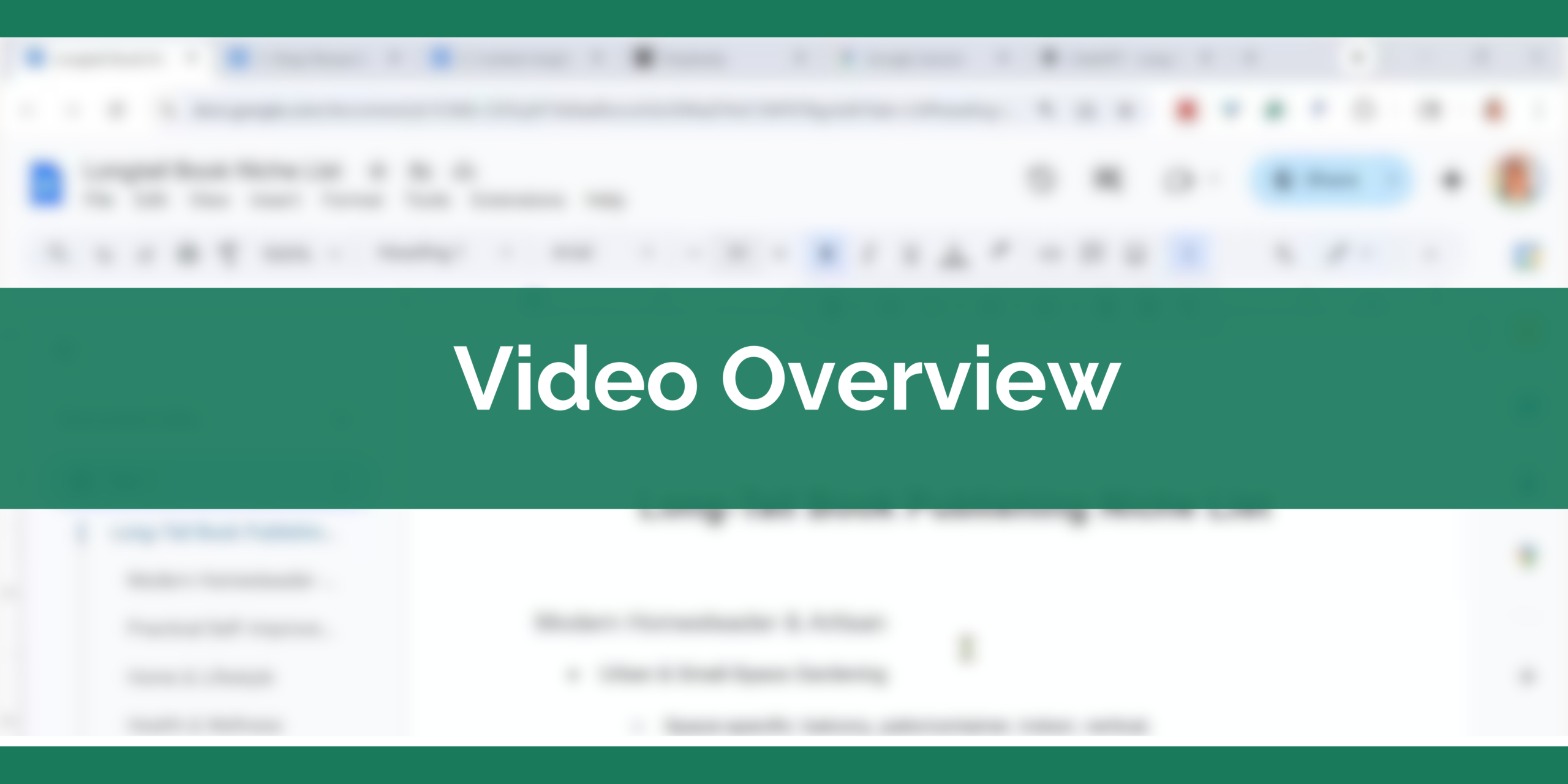 Video Overview