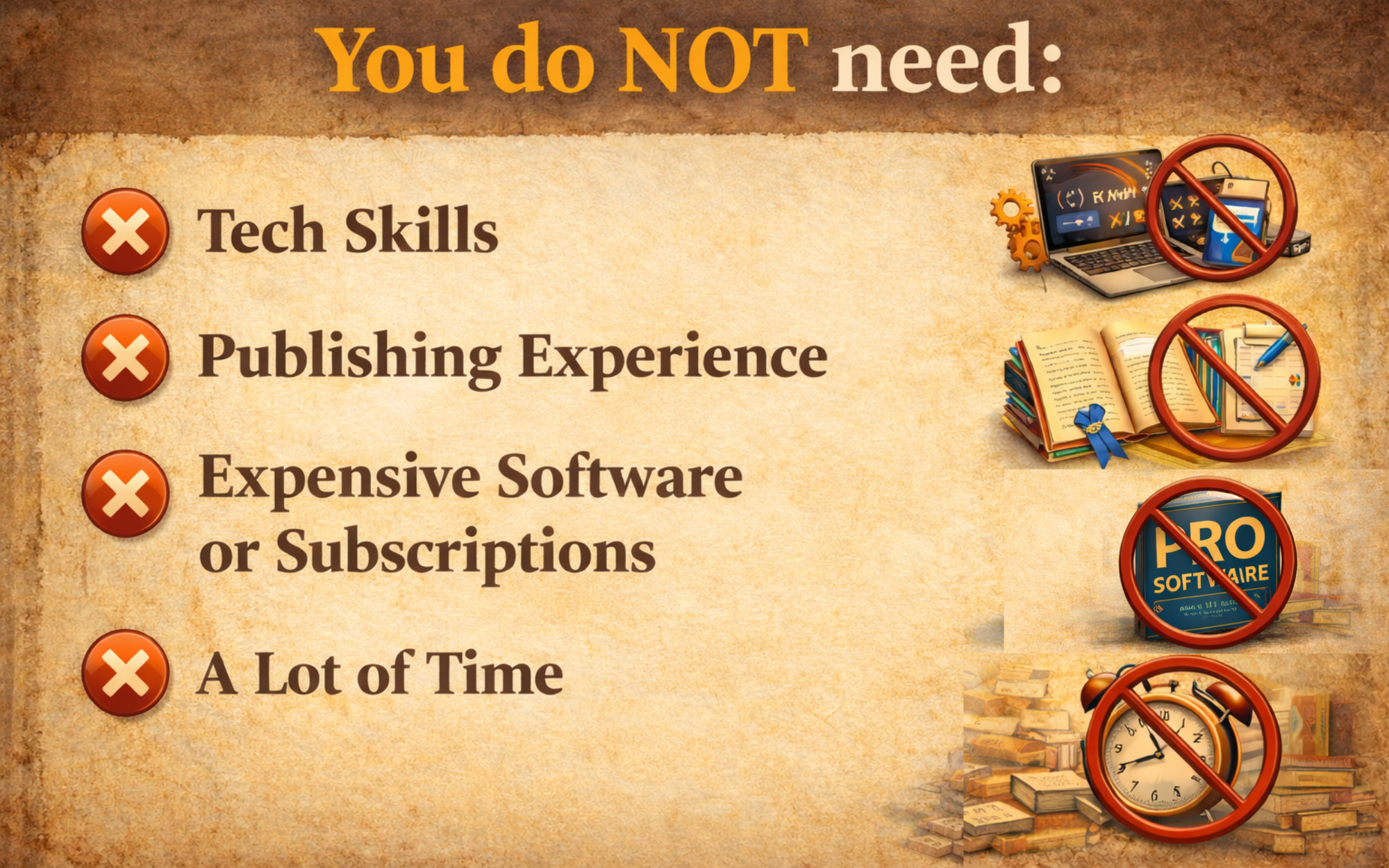 Short, long graphics for sales pages