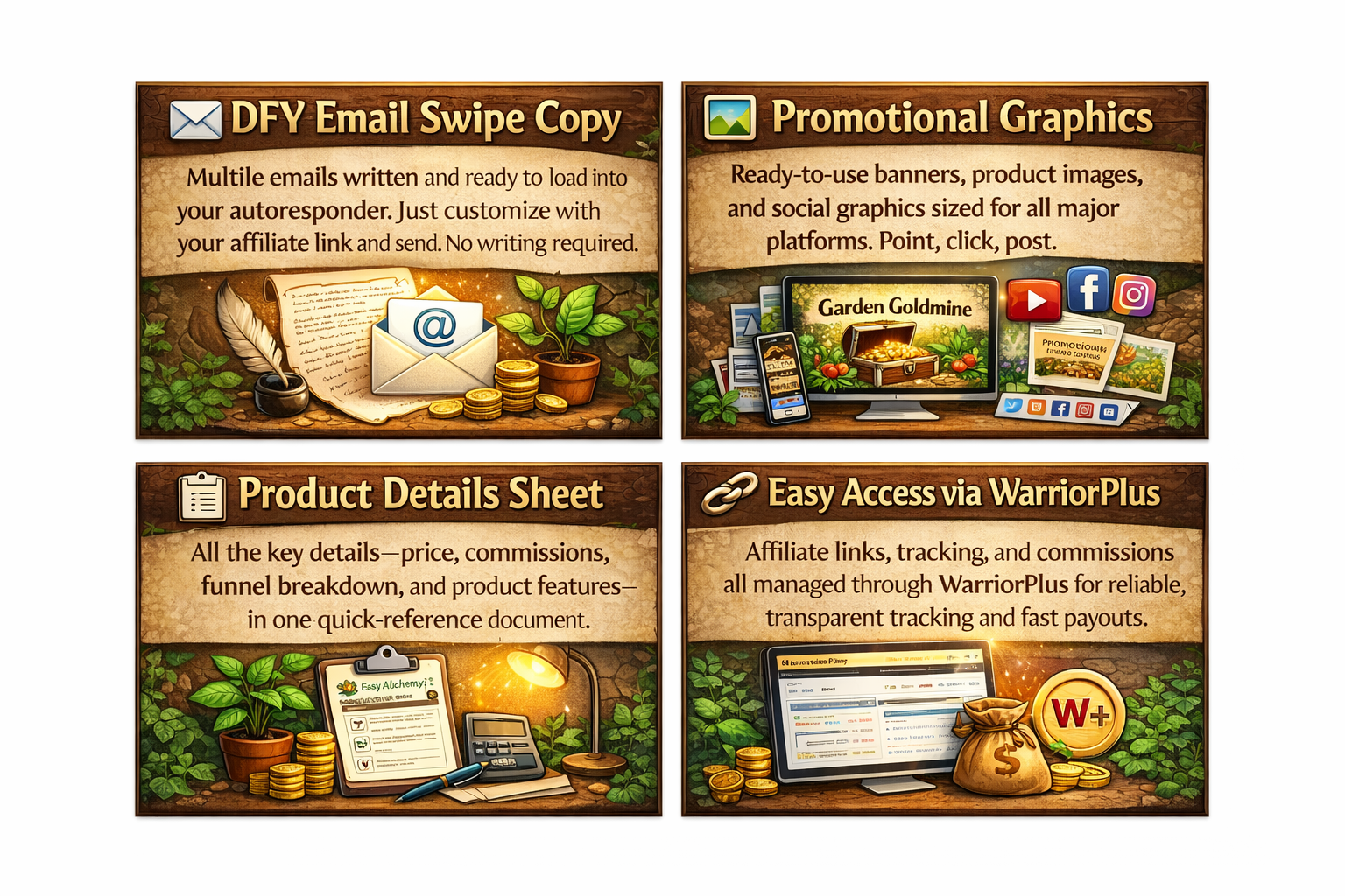 Affiliate marketing resources in vibrant design