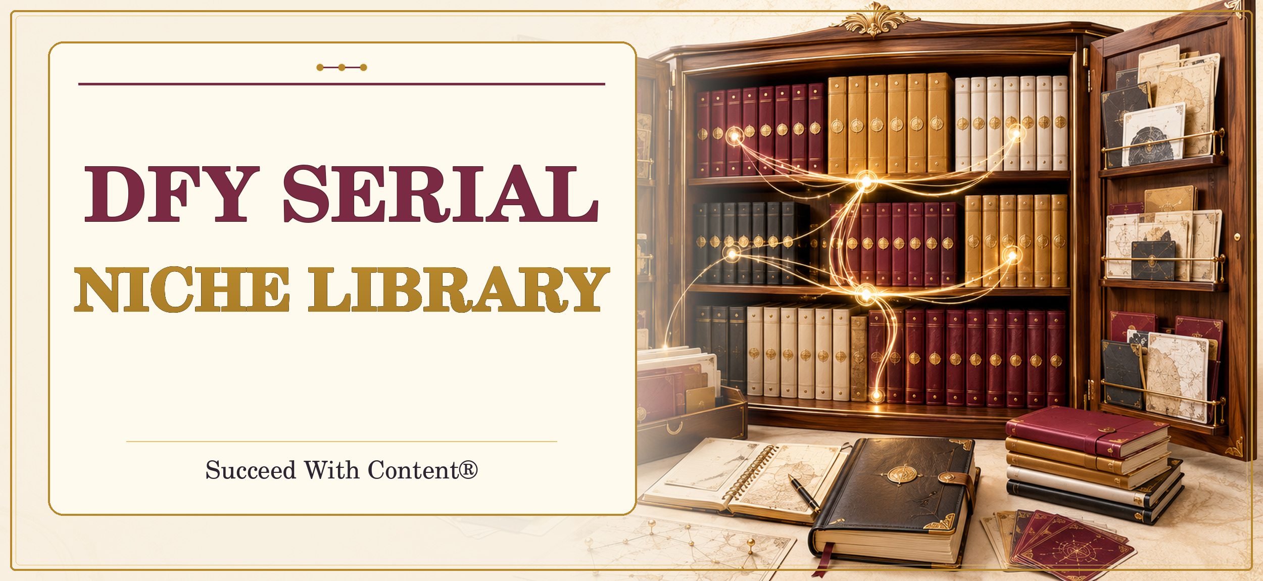 DFY Serial Niche Library Banner